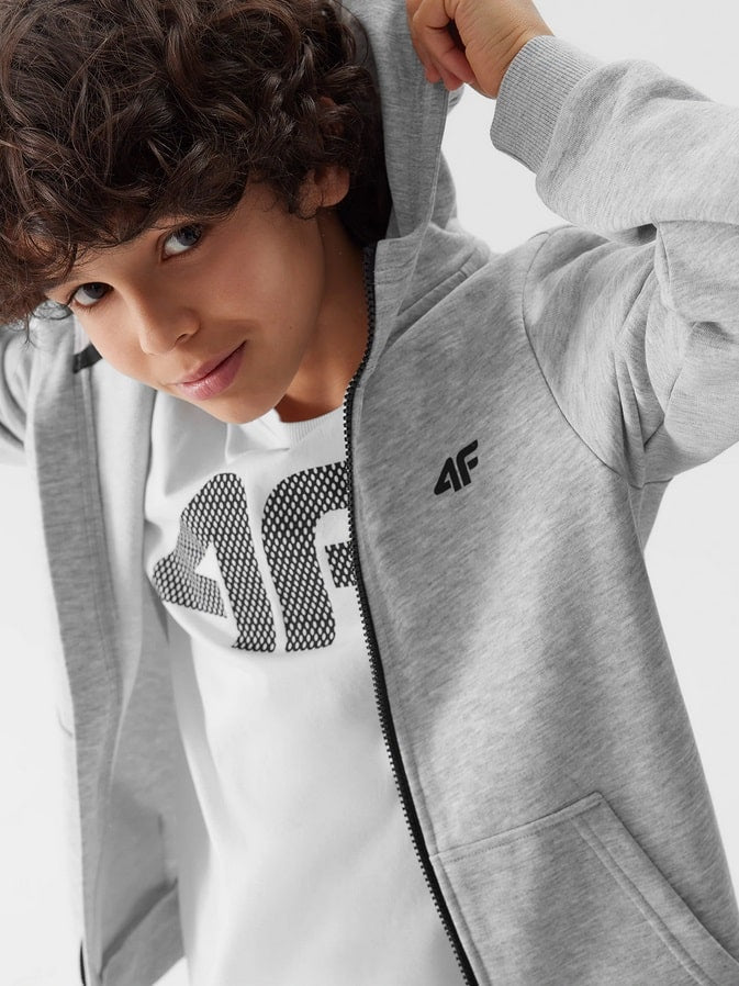 4F SWEATSHIRT, COLD LIGHT GREY MELANGE/27s