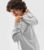 4F SWEATSHIRT, COLD LIGHT GREY MELANGE/27s