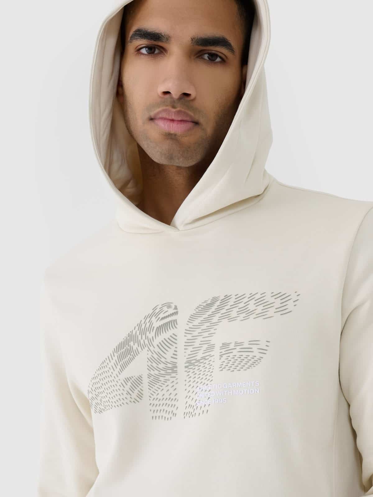 4F SWEATSHIRT, CREME/1585