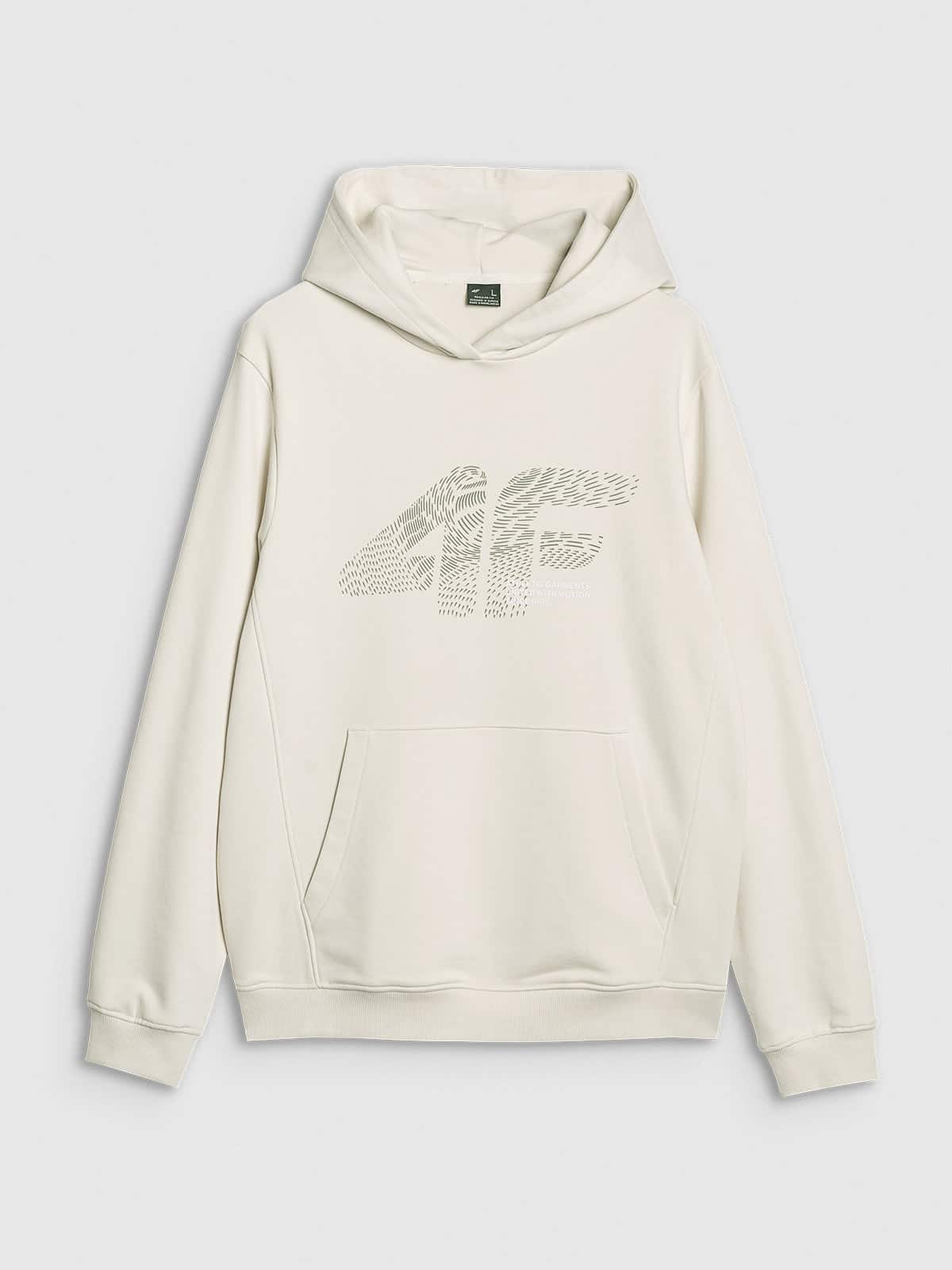 4F SWEATSHIRT, CREME/1585