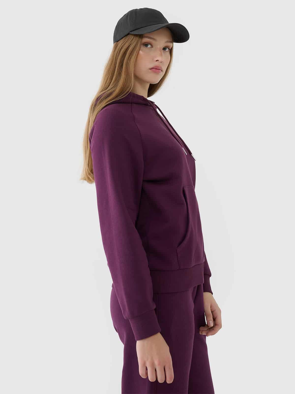 4F SWEATSHIRT, DARK VIOLET
