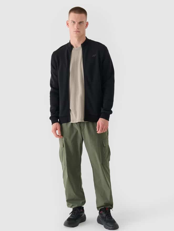 4F SWEATSHIRT, DEEP BLACK/1463