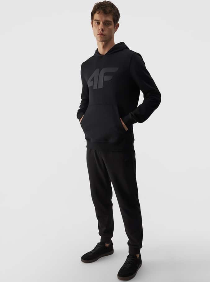 4F SWEATSHIRT, DEEP BLACK/464