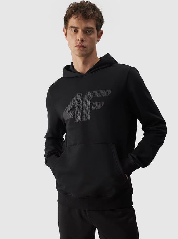 4F SWEATSHIRT, DEEP BLACK/464