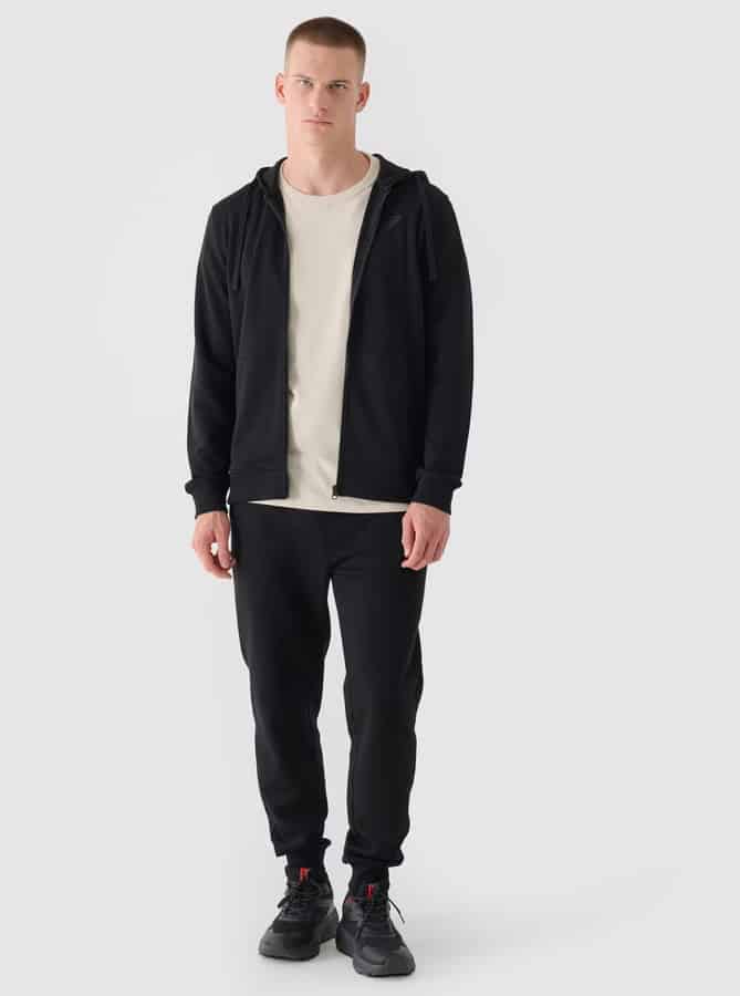 4F SWEATSHIRT, DEEP BLACK