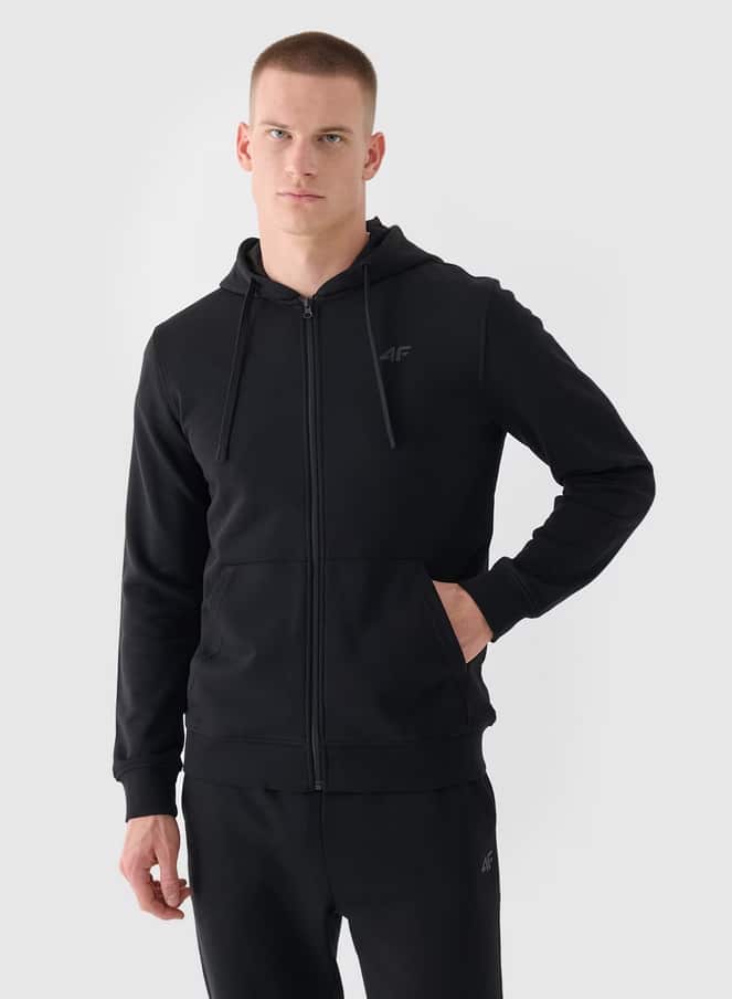 4F SWEATSHIRT, DEEP BLACK