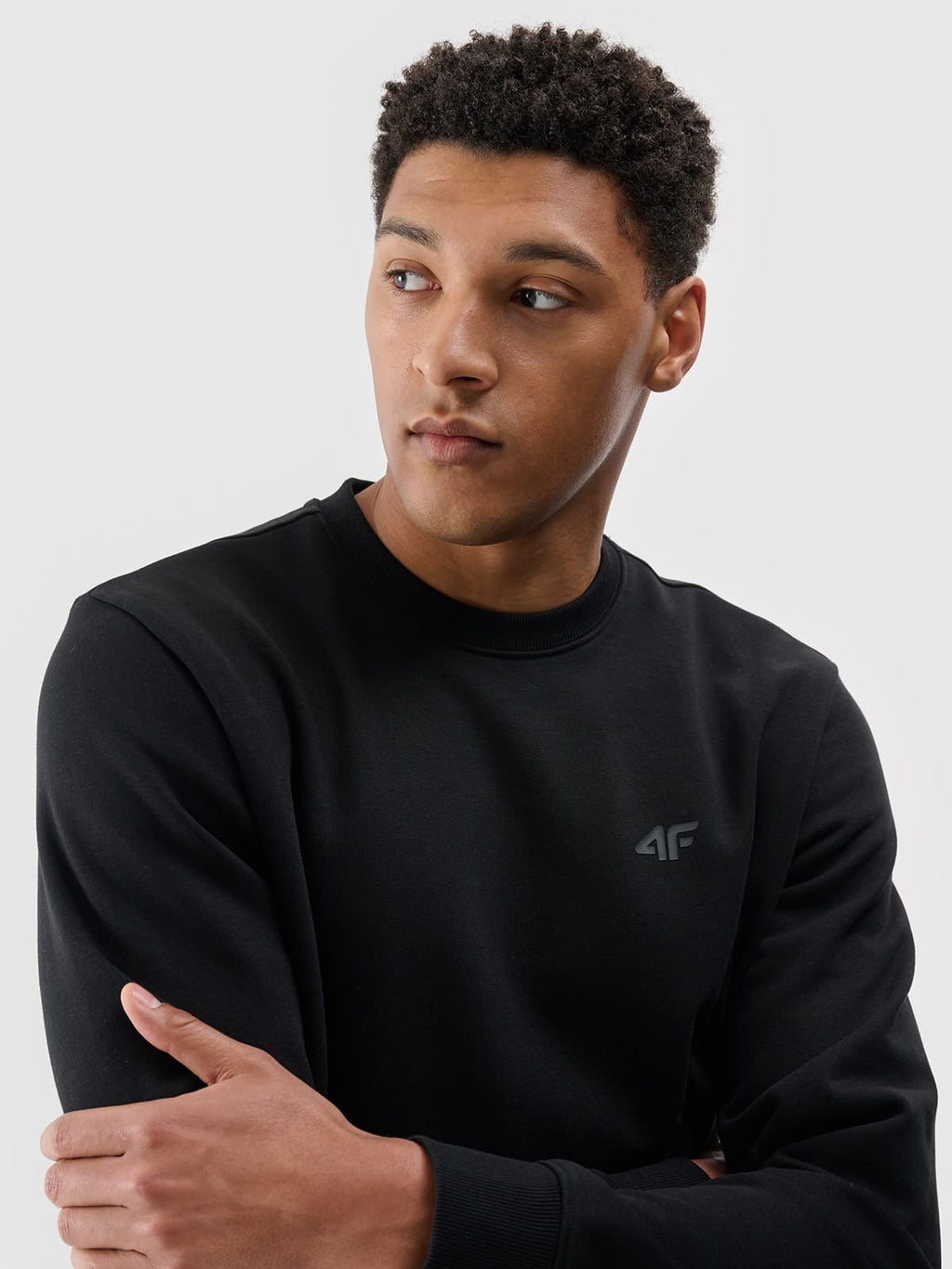 4F SWEATSHIRT, DEEP BLACK/1767