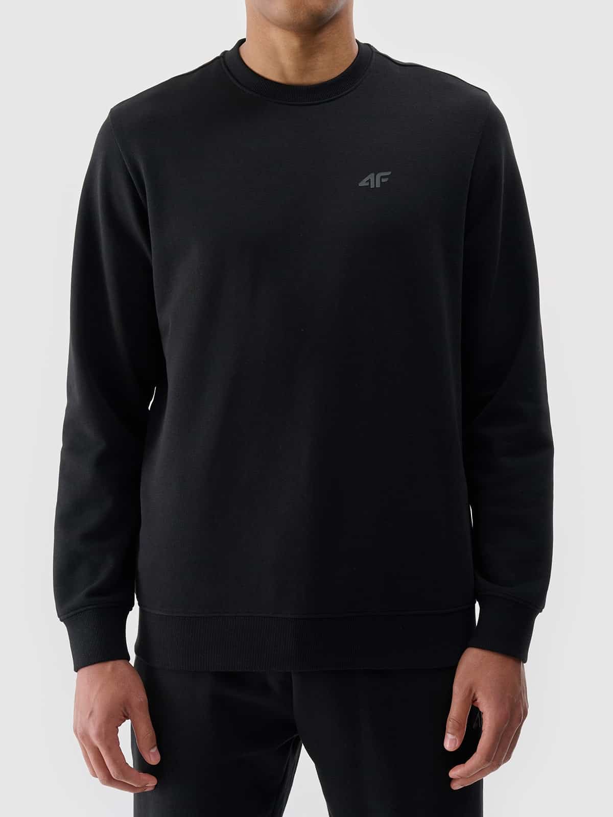 4F SWEATSHIRT, DEEP BLACK/1767
