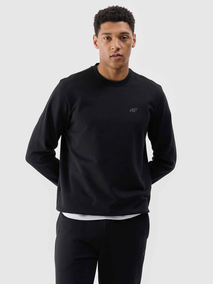 4F SWEATSHIRT, DEEP BLACK/1767