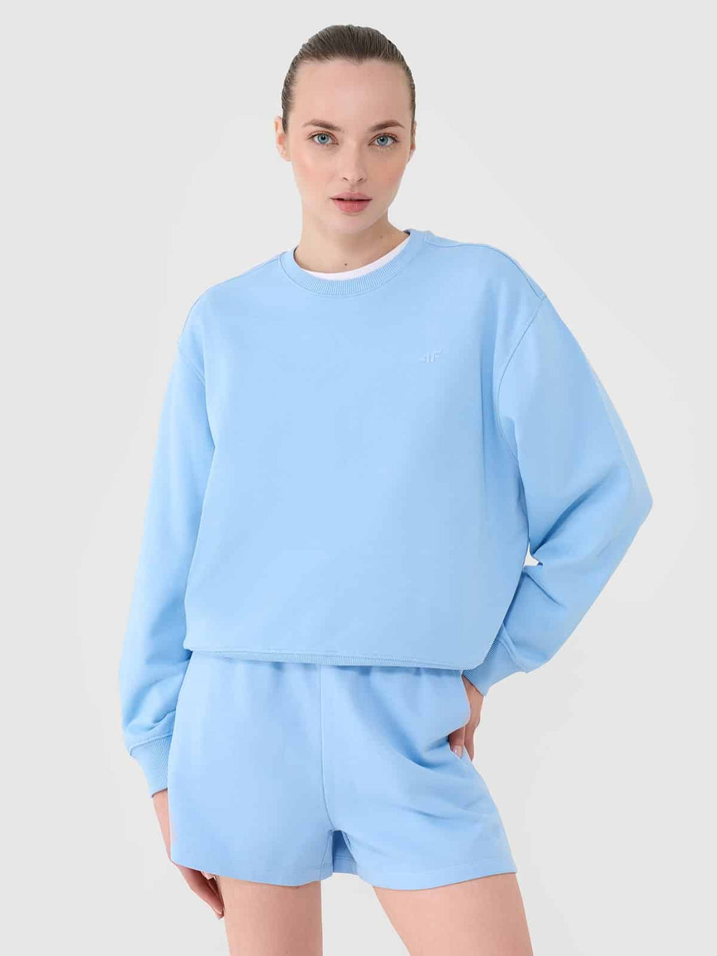 4F SWEATSHIRT, DENIM/1765