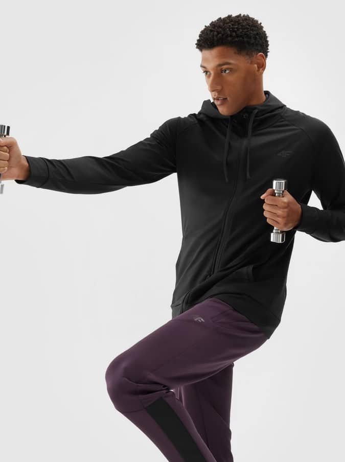 4F SWEATSHIRT FNK, DEEP BLACK/403