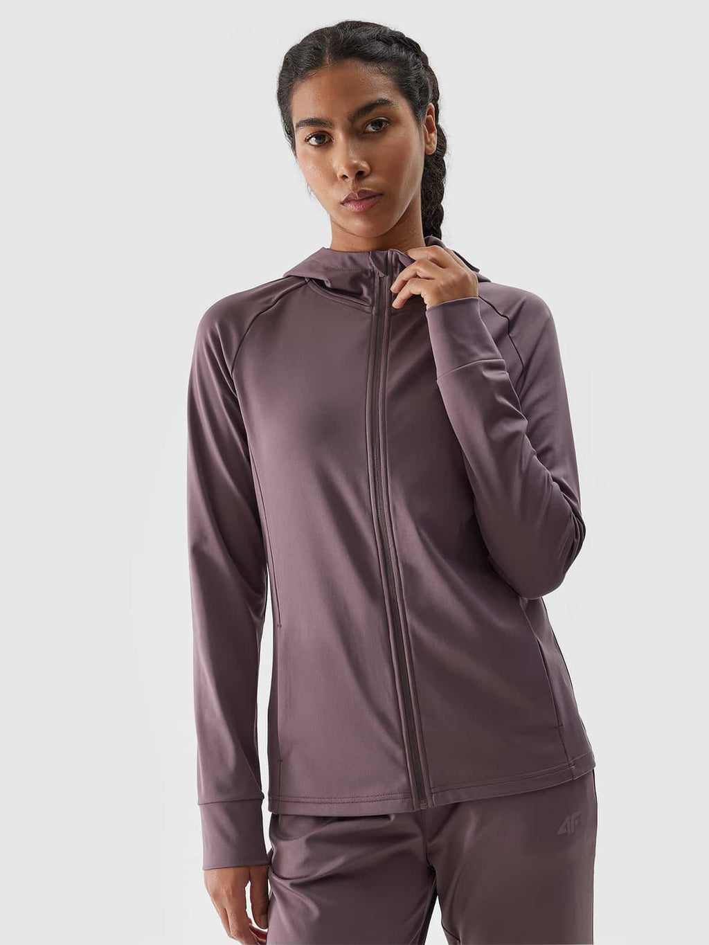 4F SWEATSHIRT FNK, LIGHT BROWN