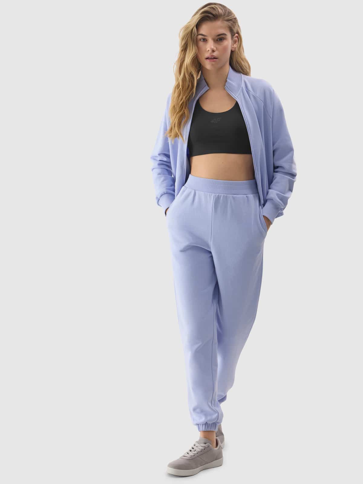 4F SWEATSHIRT, LIGHT BLUE/34s