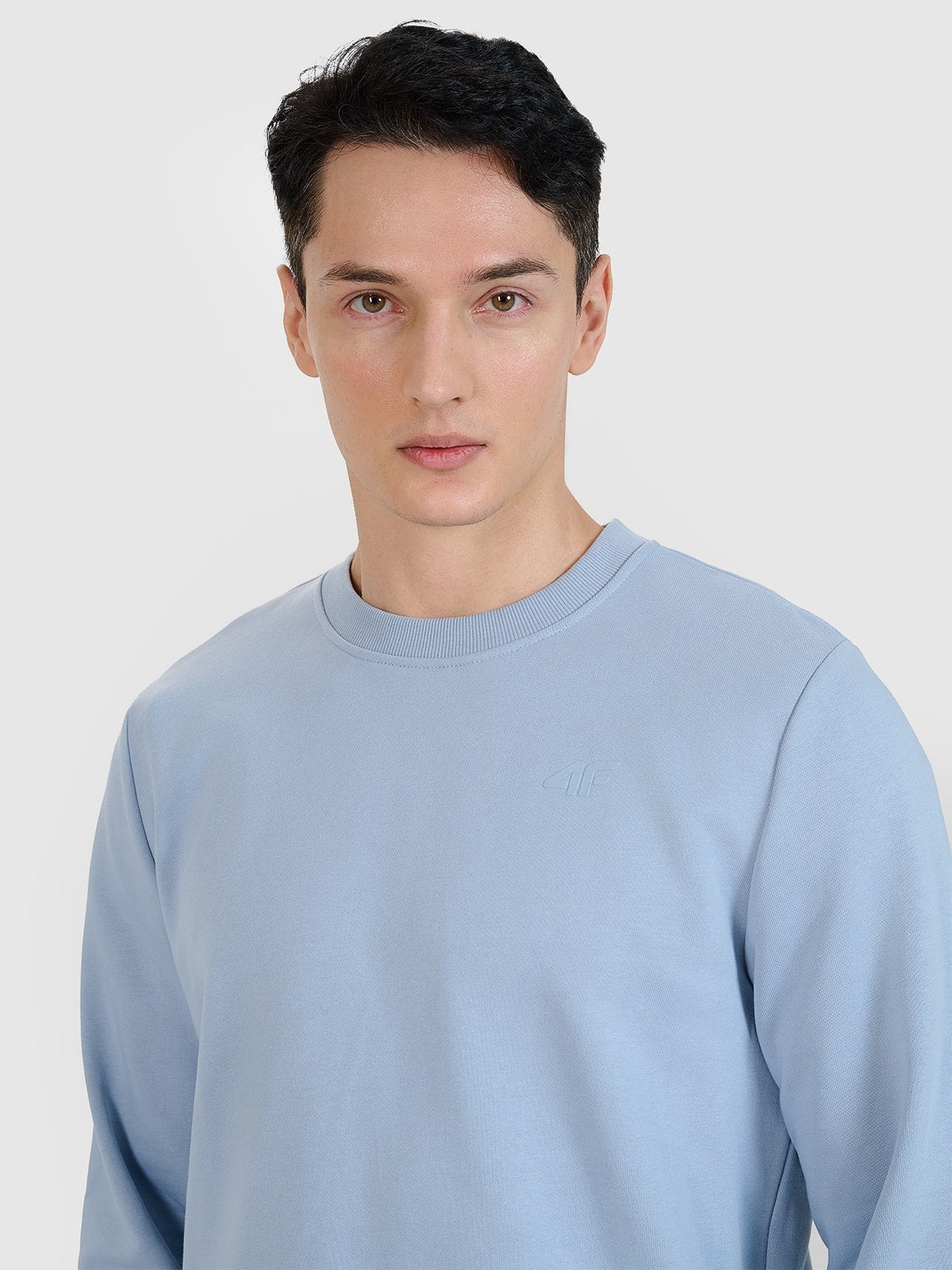 4F SWEATSHIRT, LIGHT BLUE/1622