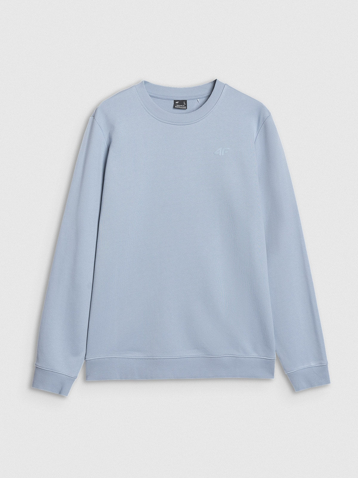 4F SWEATSHIRT, LIGHT BLUE/1622
