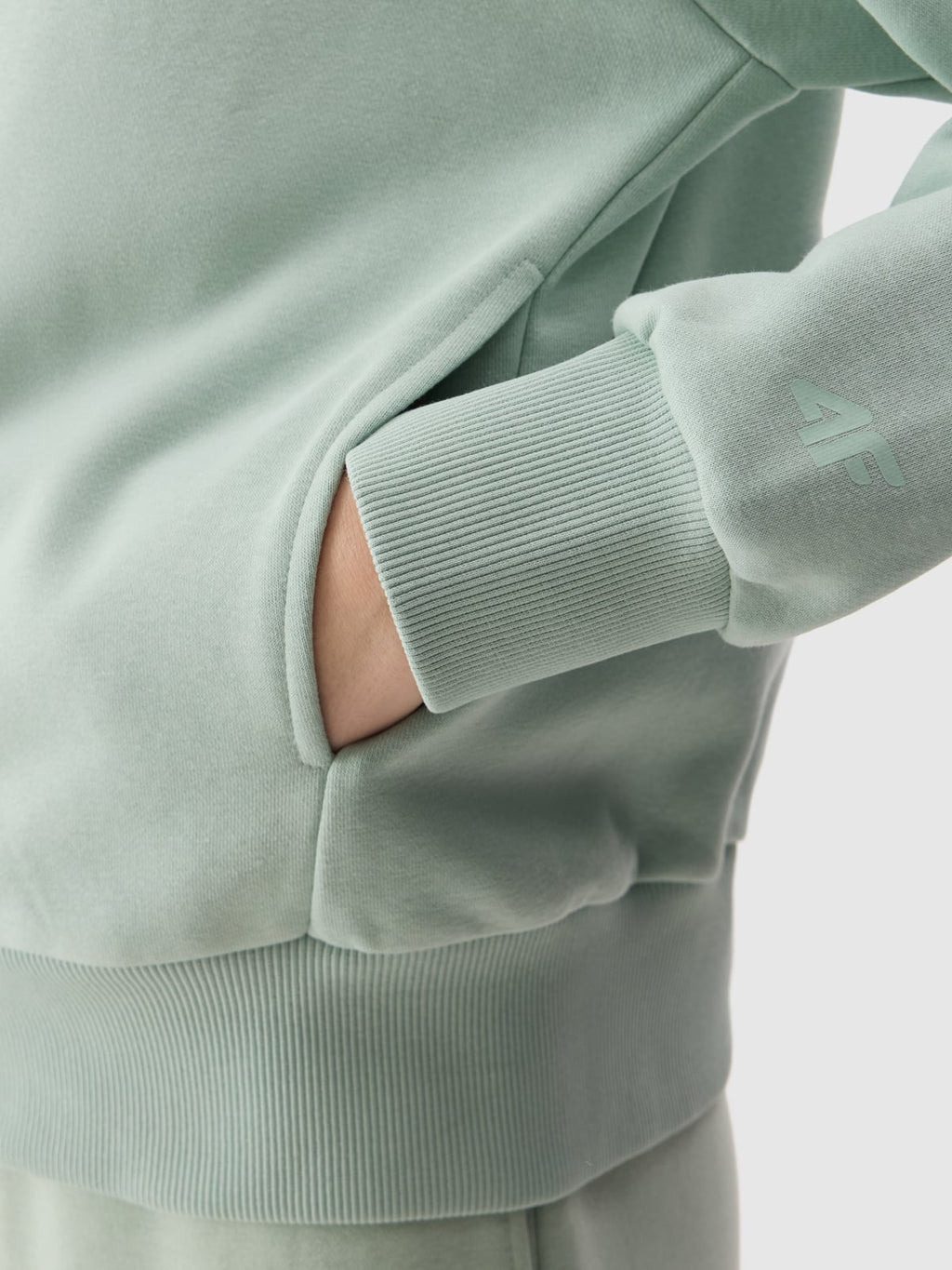 4F SWEATSHIRT, LIGHT GREEN/42s