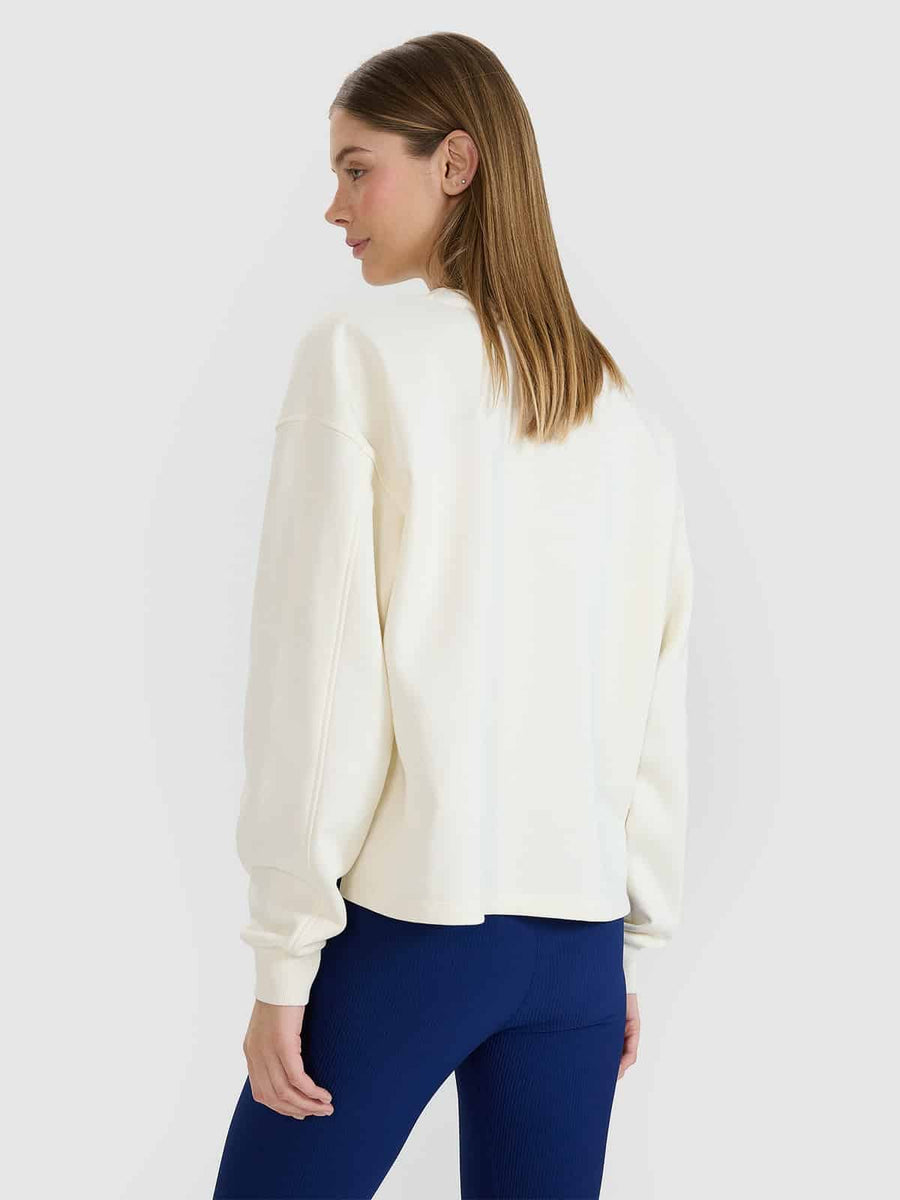 4F SWEATSHIRT, OFF WHITE/1543