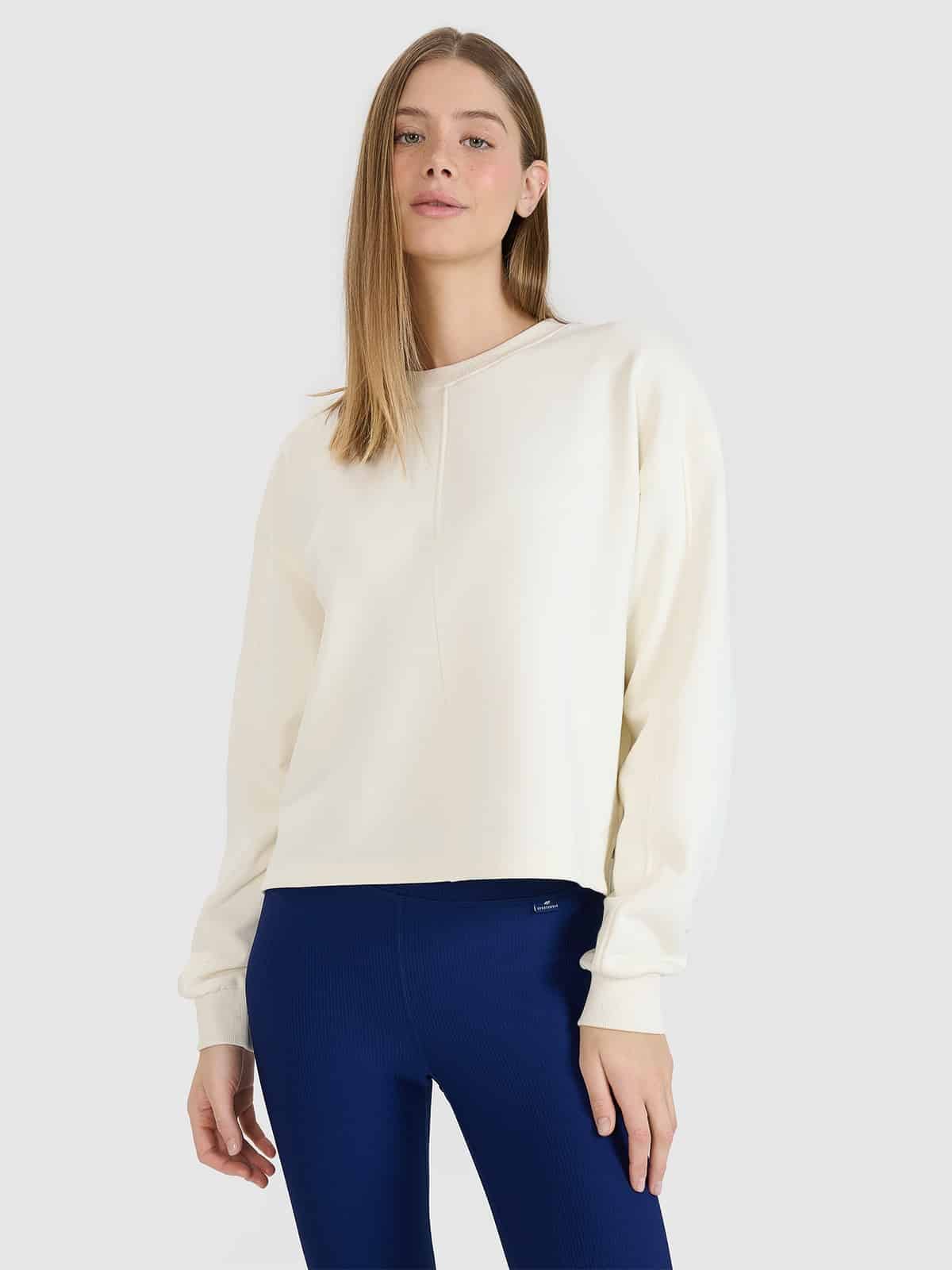 4F SWEATSHIRT, OFF WHITE/1543