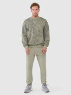 4F SWEATSHIRT, OLIVE ALLOVER