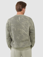 4F SWEATSHIRT, OLIVE ALLOVER