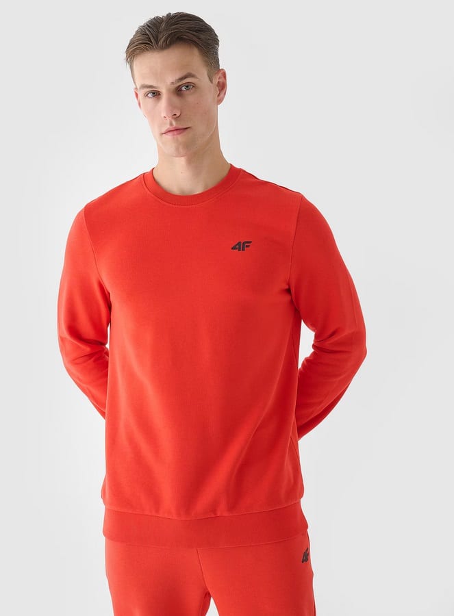 4F SWEATSHIRT, ORANGE
