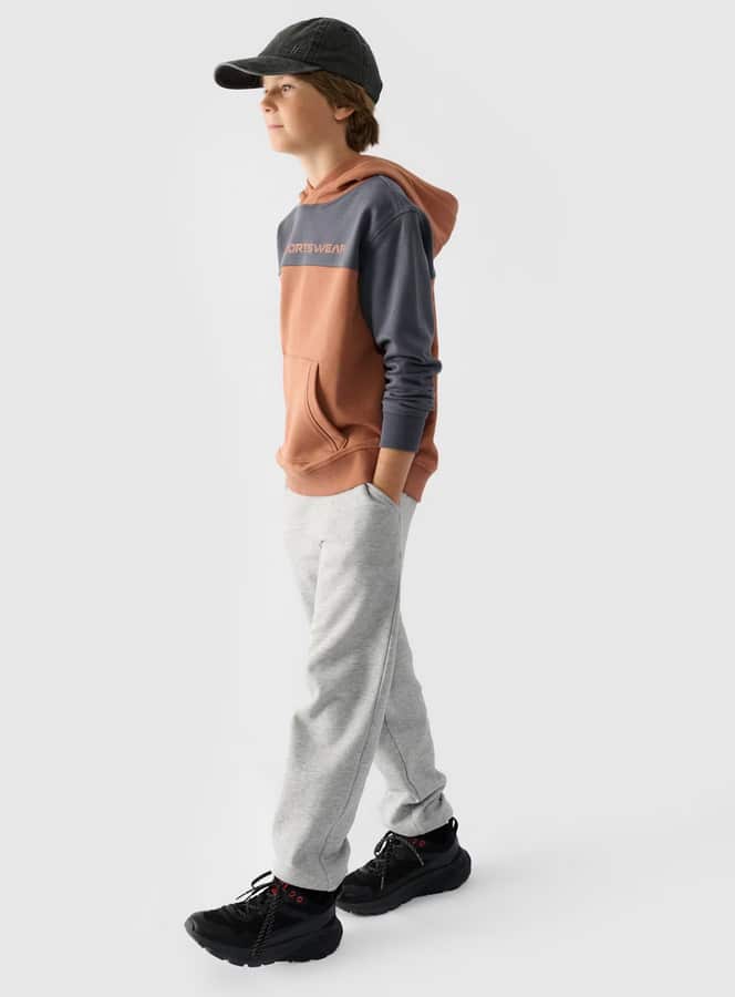 4F SWEATSHIRT, PALE CORAL