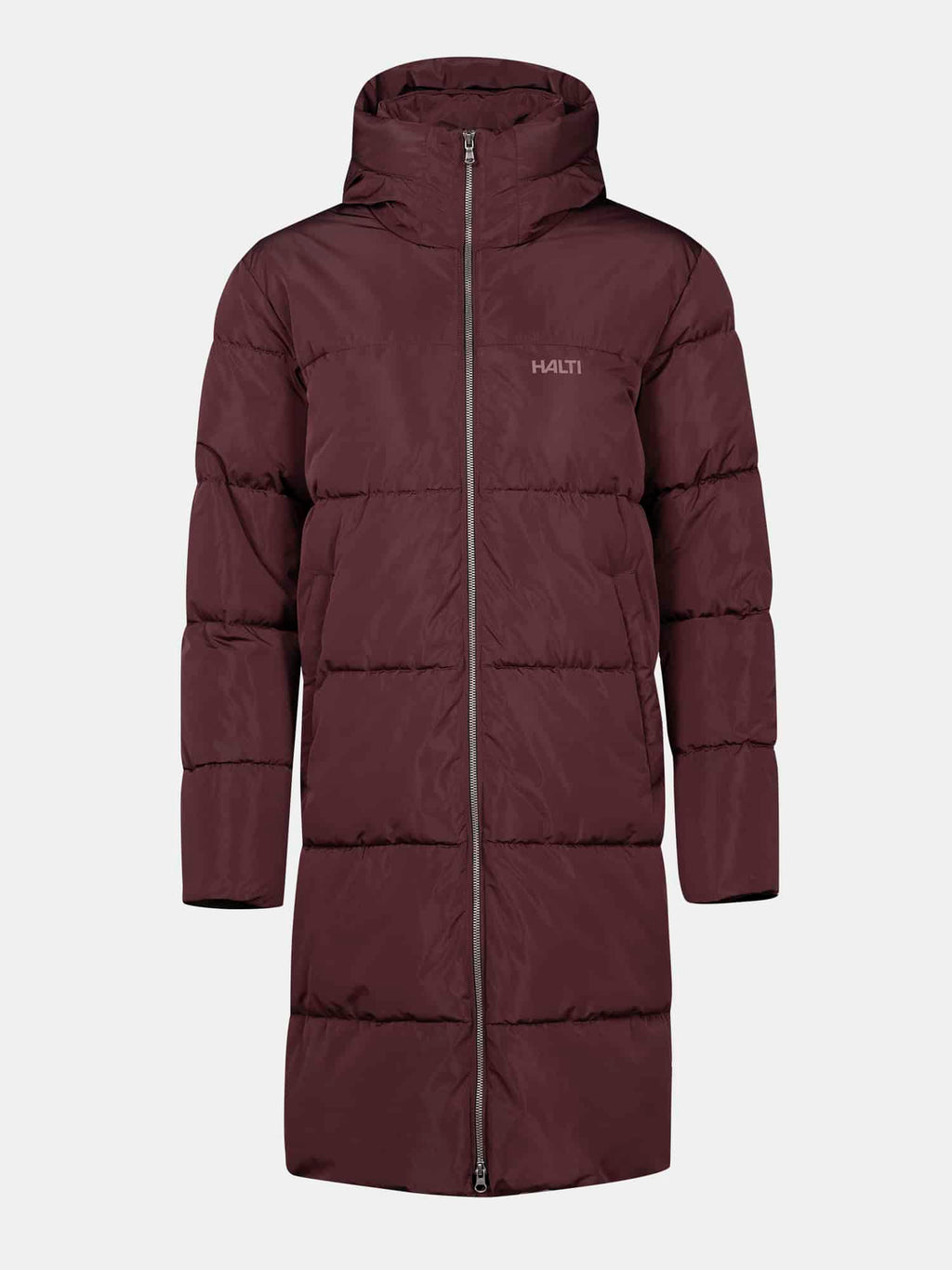 sammal w insulated parka jacket fudge maroon red ha 065 0574 c68 2