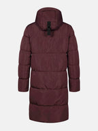 sammal w insulated parka jacket fudge maroon red ha 065 0574 c68 3