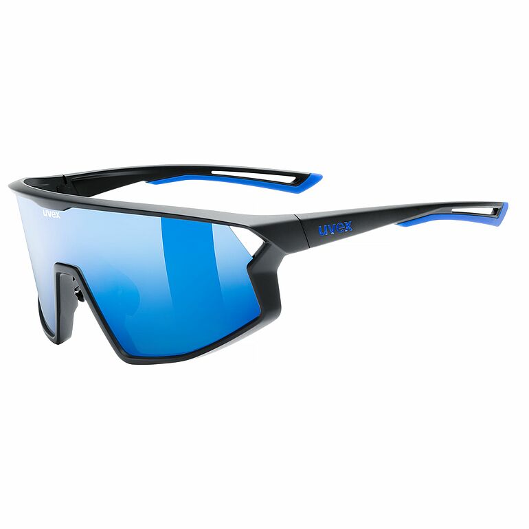 saulesbrilles uvex skyryse black matt mirror blue www.fans.lv