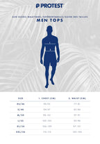 Sizechart Men Tops