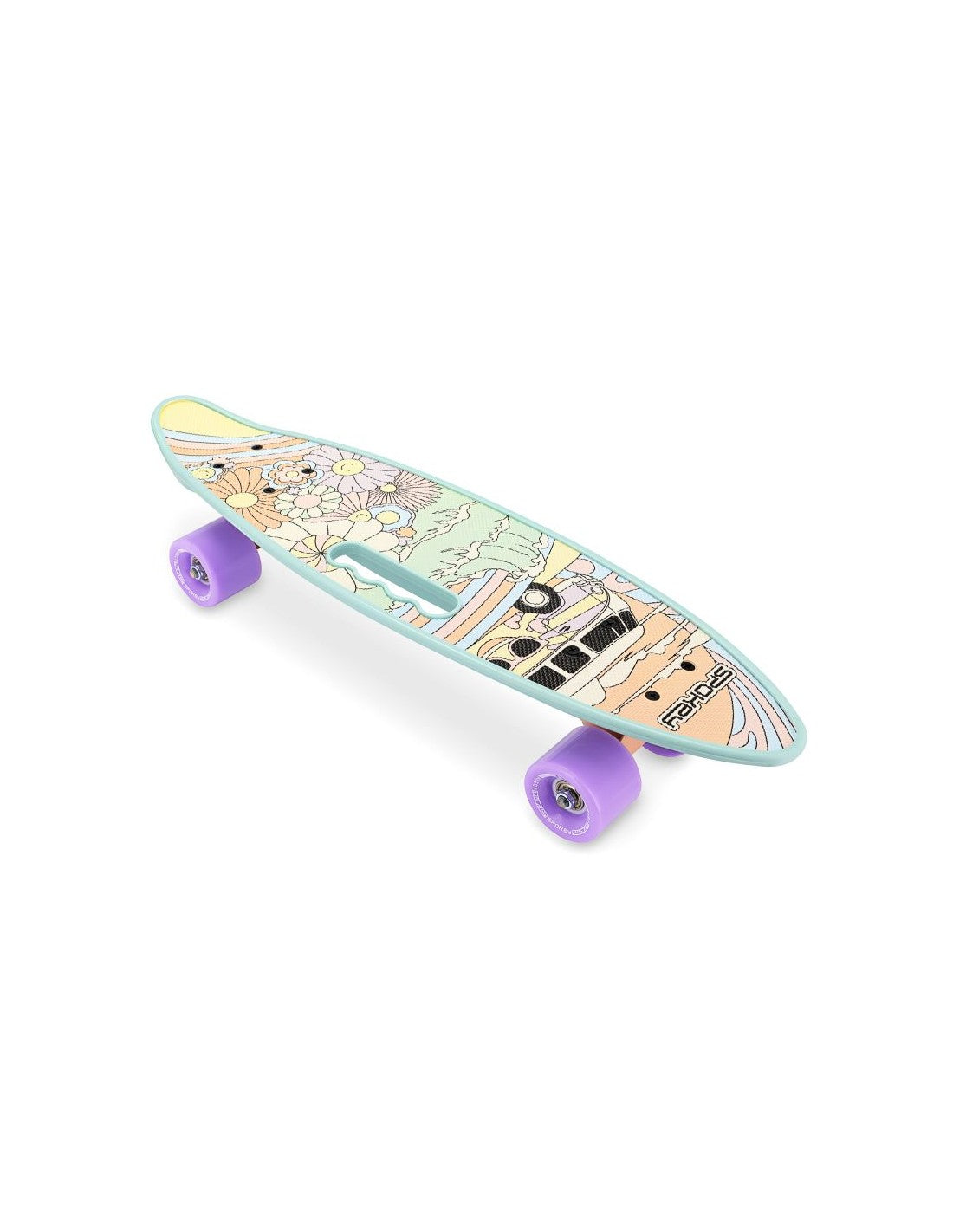 skrituļdēlis groovy fish skateboard spo 944592