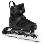 skrituļslidas firefly roller skates 39 42 bk wh spo 946368