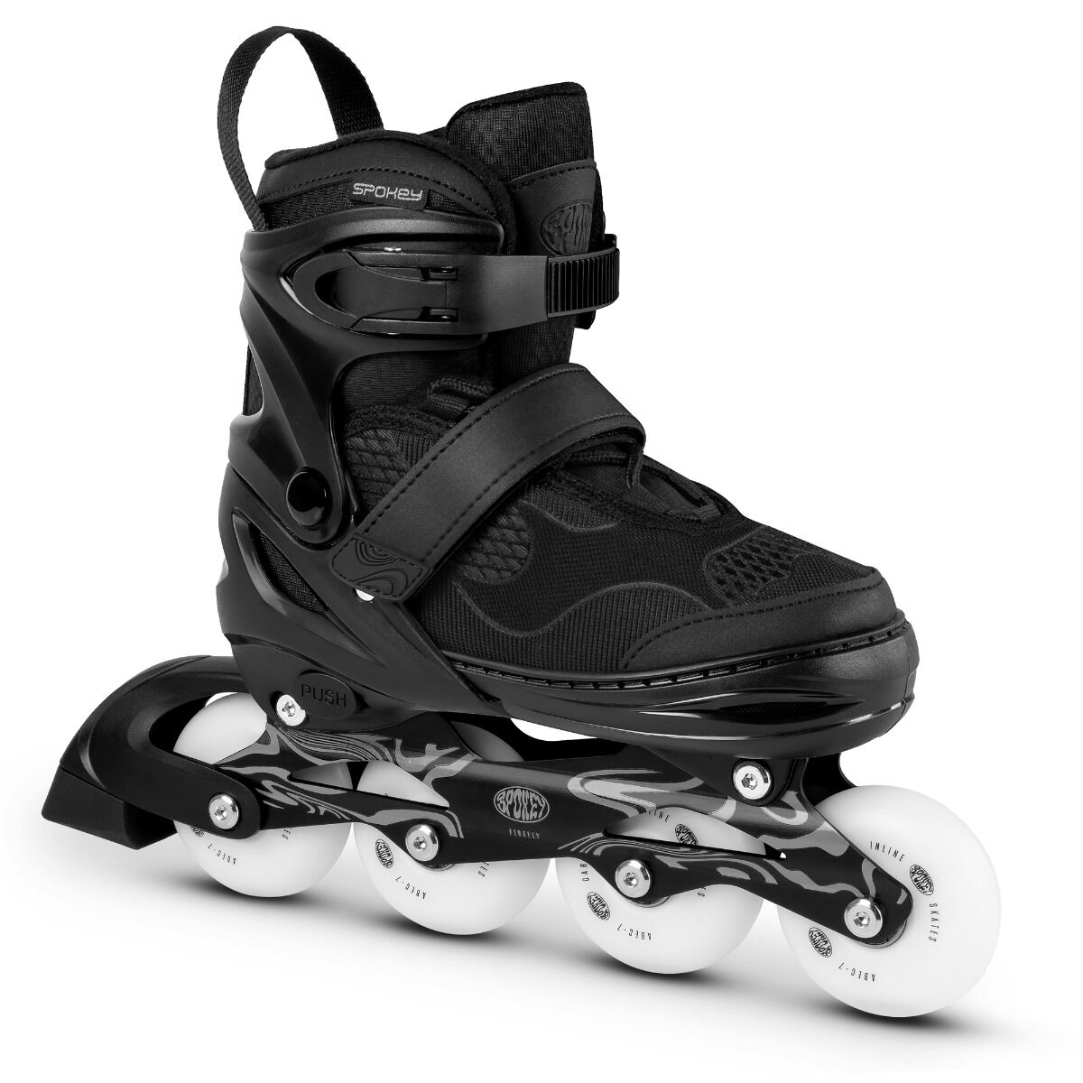 skrituļslidas firefly roller skates 39 42 bk wh spo 946368