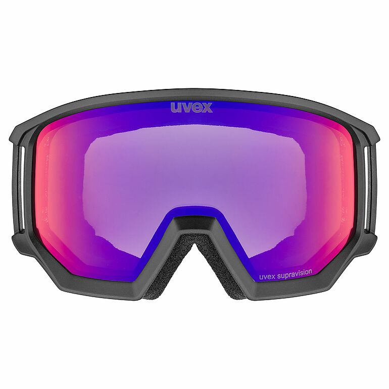 uvex athletic FM , black matt dl/ruby-clear S2