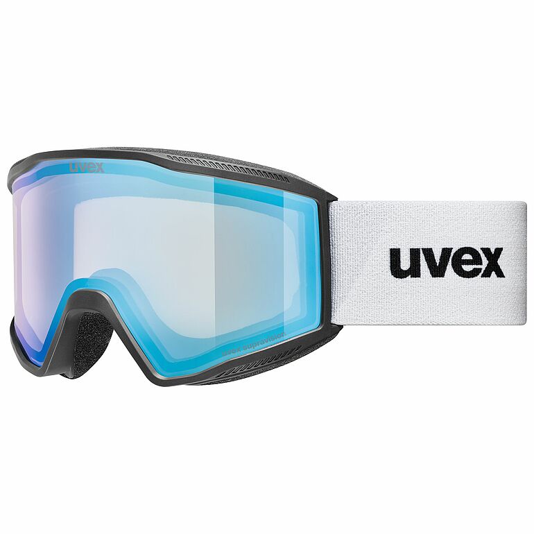 slēpošanas brilles uvex blast fm , black matt dl blue on yellow clear uv5501822330 www.fans.lv