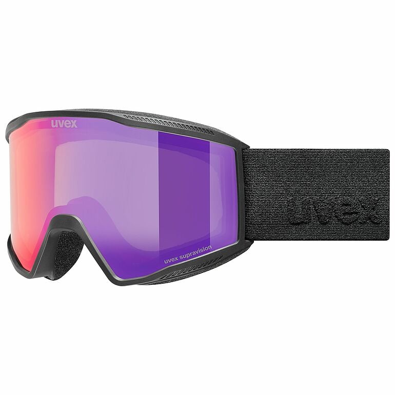 slēpošanas brilles uvex blast fm , black matt dl ruby on green clear uv5501822130 www.fans.lv
