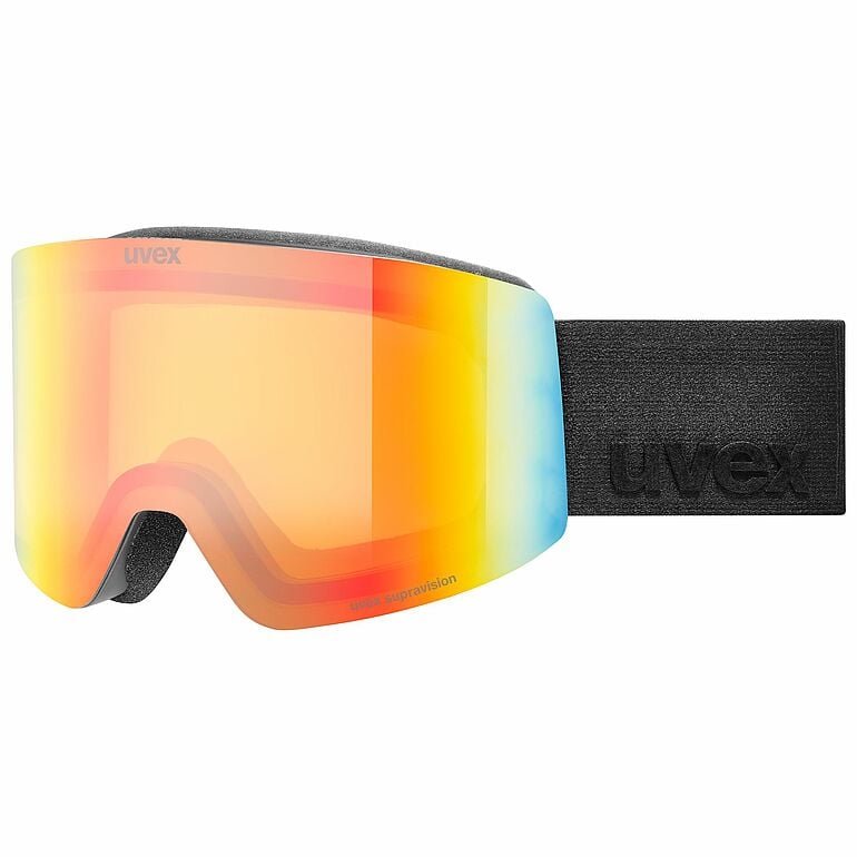 slēpošanas brilles uvex provoqe fm, black matt dl rainbow www.fans.lv