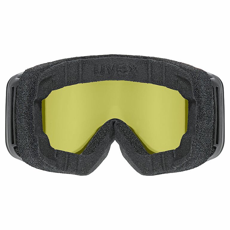 uvex pwdr FM , black matt dl/ruby on green-clear S2