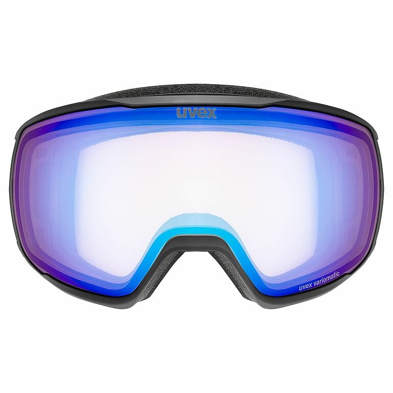 uvex victorious V, black matt dl/blue-clear S1-3