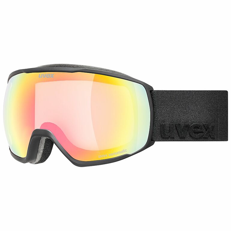 slēpošanas brilles uvex victorious v black matt dl rainbow clear s1 3 www.fans.lv