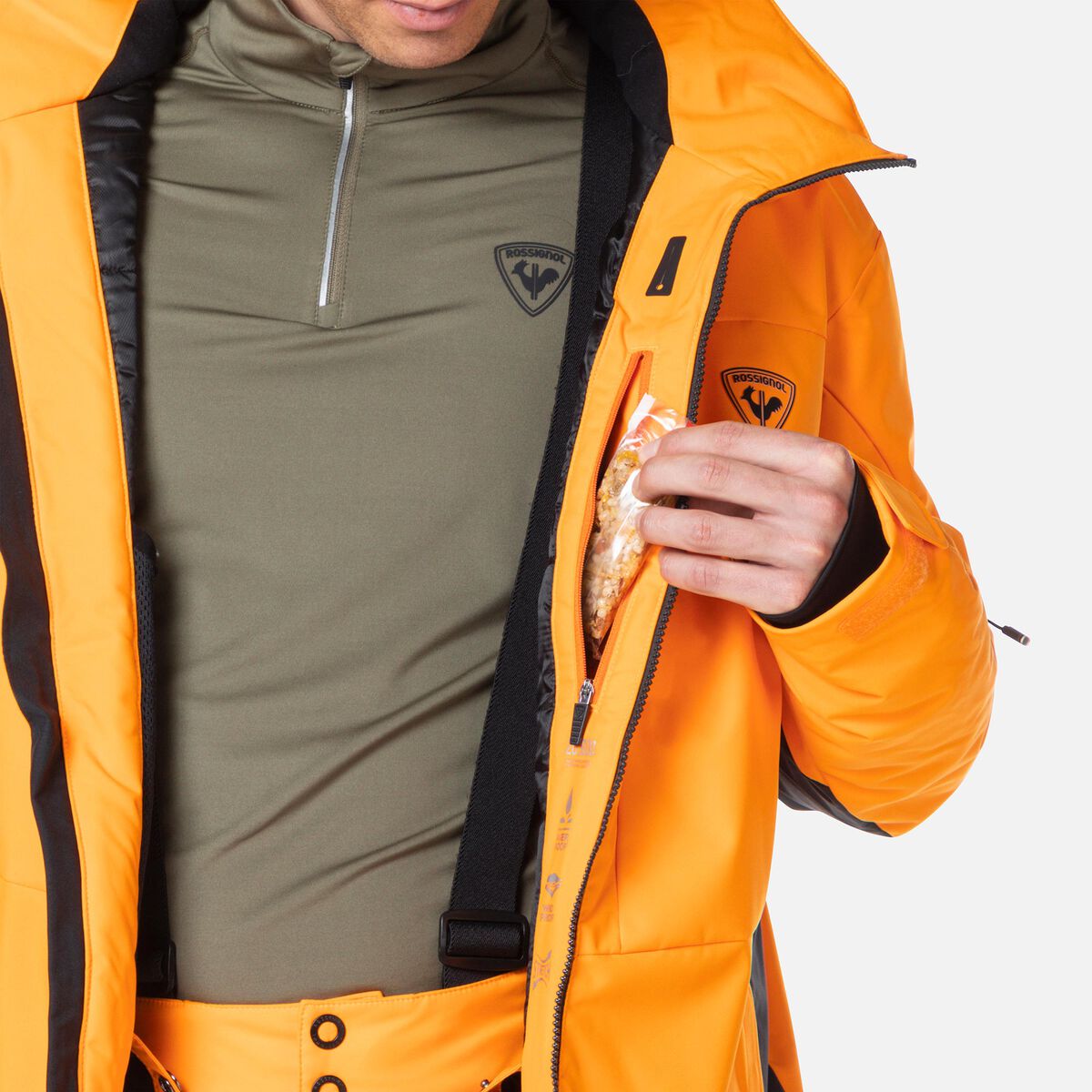 slēpošanas jaka rossignol all speed jkt yellow www.fans.lv 5