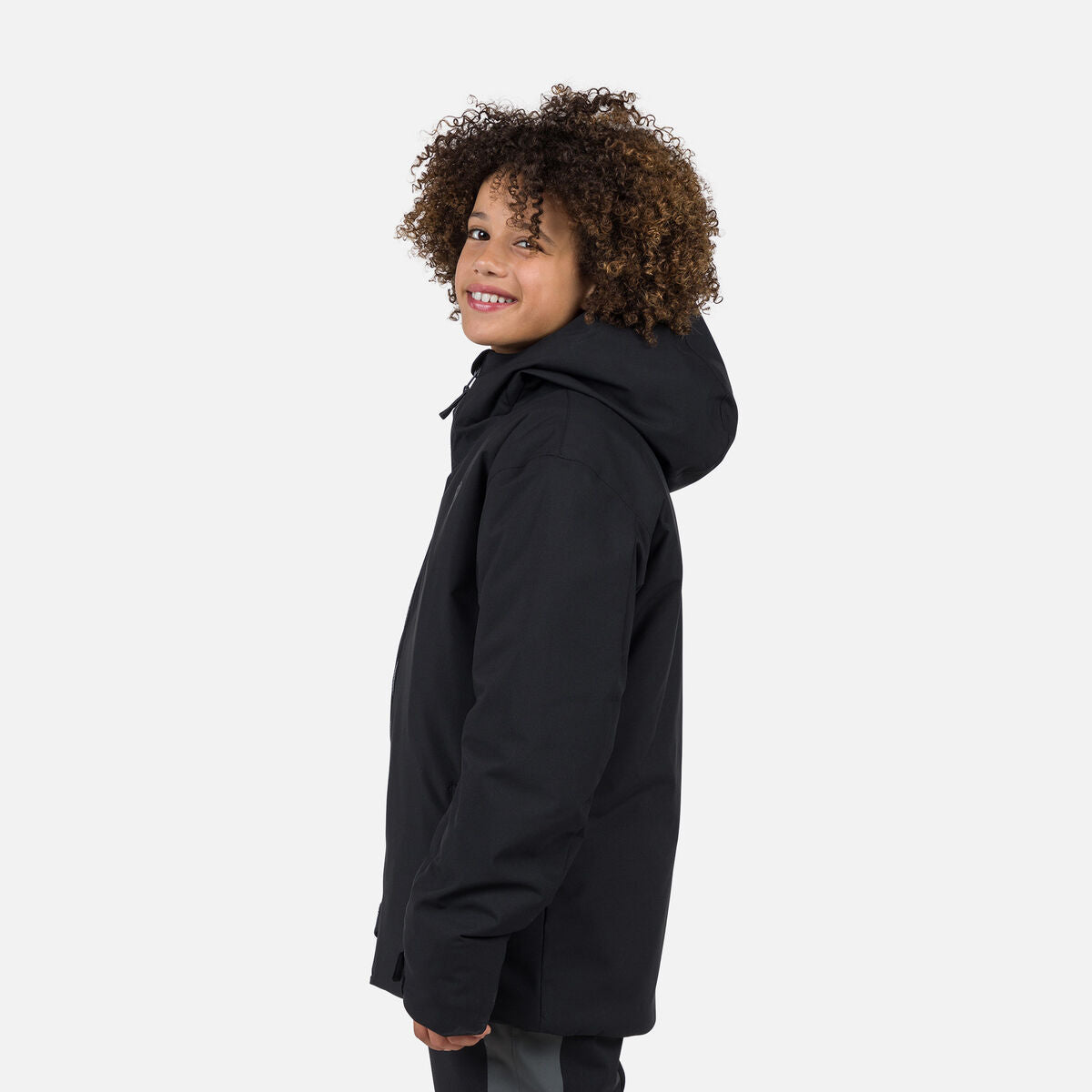 slēpošanas jaka rossignol jr strawpile jkt black 2