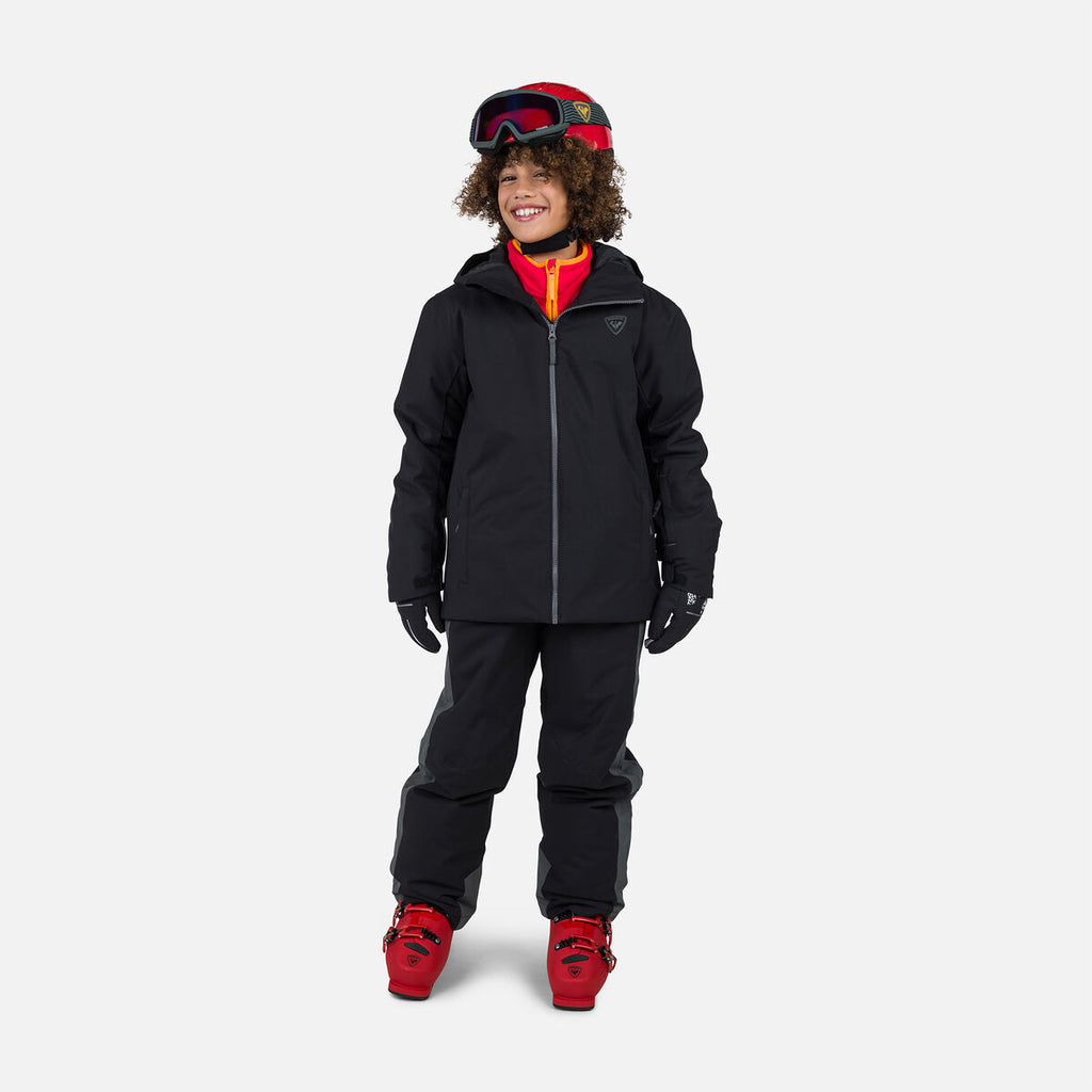 slēpošanas jaka rossignol jr strawpile jkt black 3
