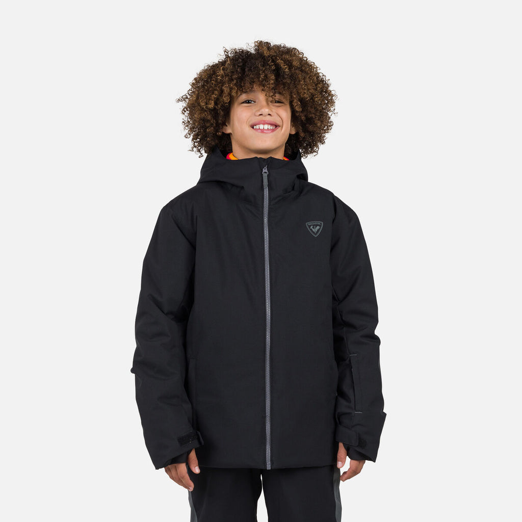 slēpošanas jaka rossignol jr strawpile jkt black