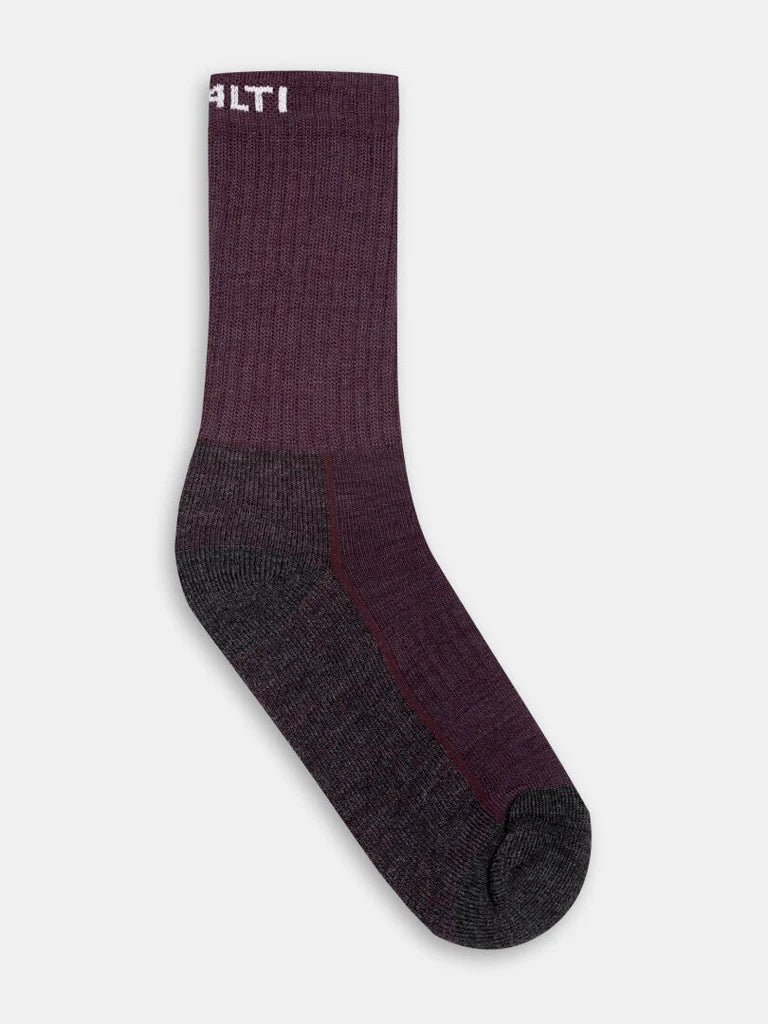 slēpošanas zeķes warm merino socks fudge maroon red ha 087 0473 c68