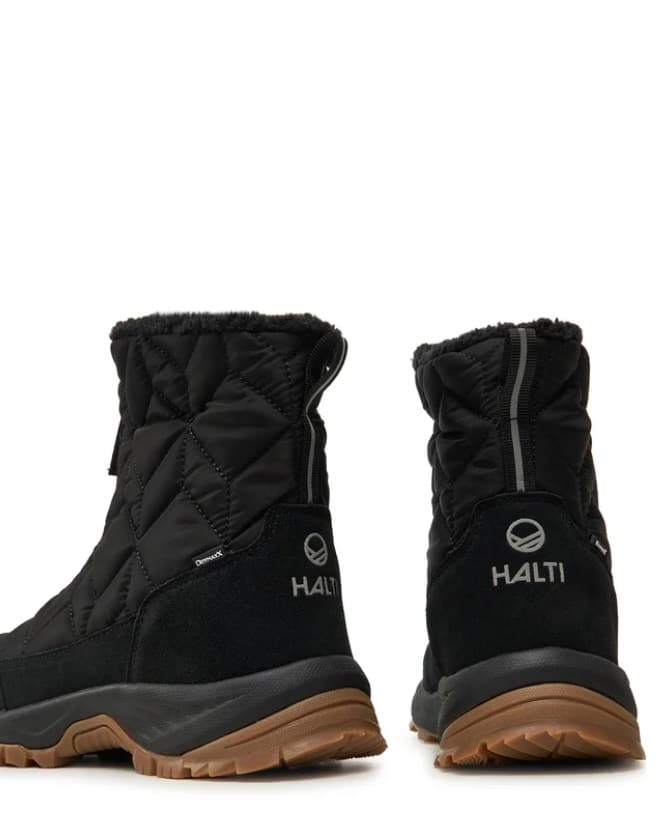 Halti Sletta Zip DX w winter boot, Black