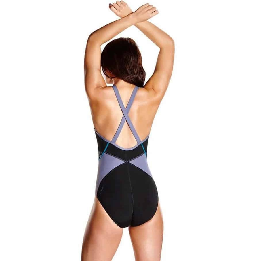 Speedo Speedo Fit Splice Xback, black / grey