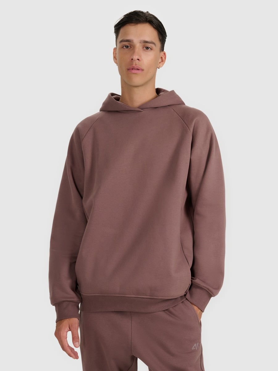 4F SWEATSHIRT, DARK BROWN/1946