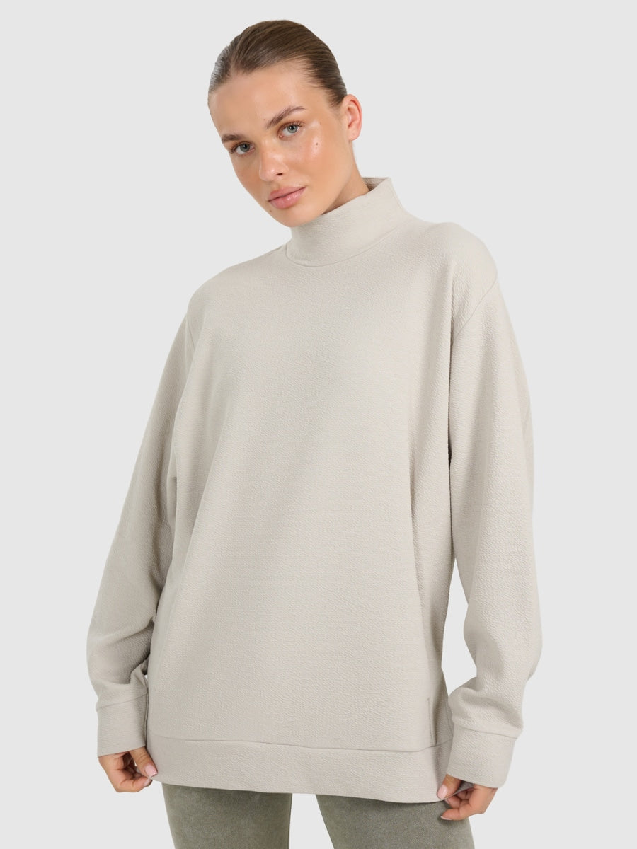 sporta džemperis sweatshirt fnk creme 4f waw25tfswf589 12s