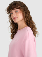sporta džemperis sweatshirt light pink 4f wmm00tswsf1765 56s 1